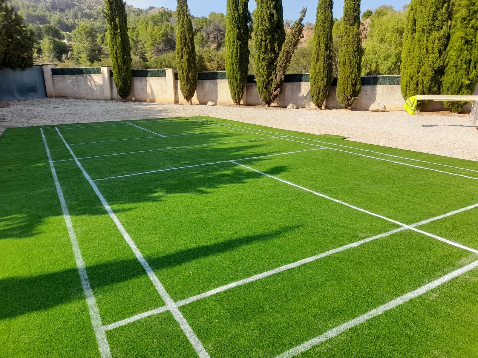 Padel court artificial grass Costa Blanca Spain